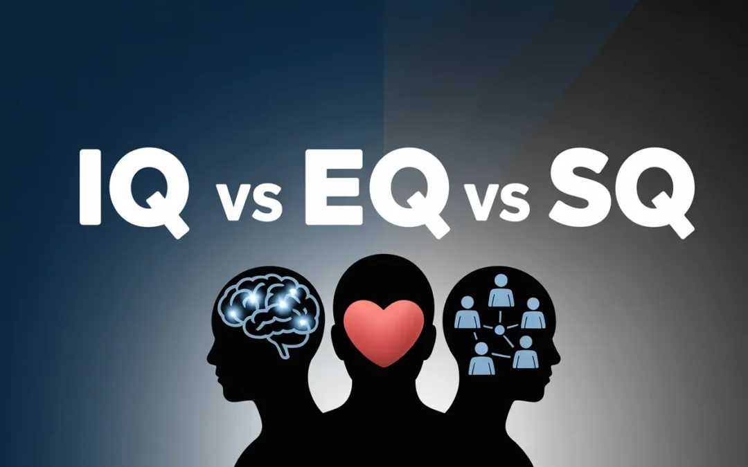 IQ vs EQ vs SQ: The Three Intelligences Every Professional Needs to Understand